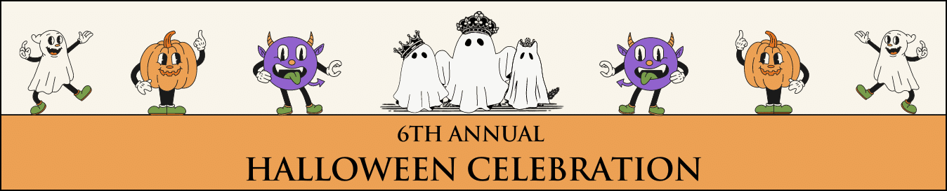 6th Annual Pampered Pets Inn Halloween Celebration Banner